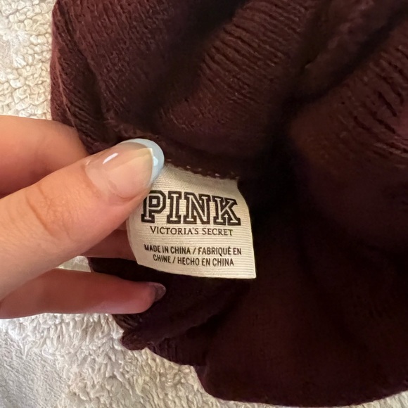 Maroon PINK beanie - Picture 3 of 3